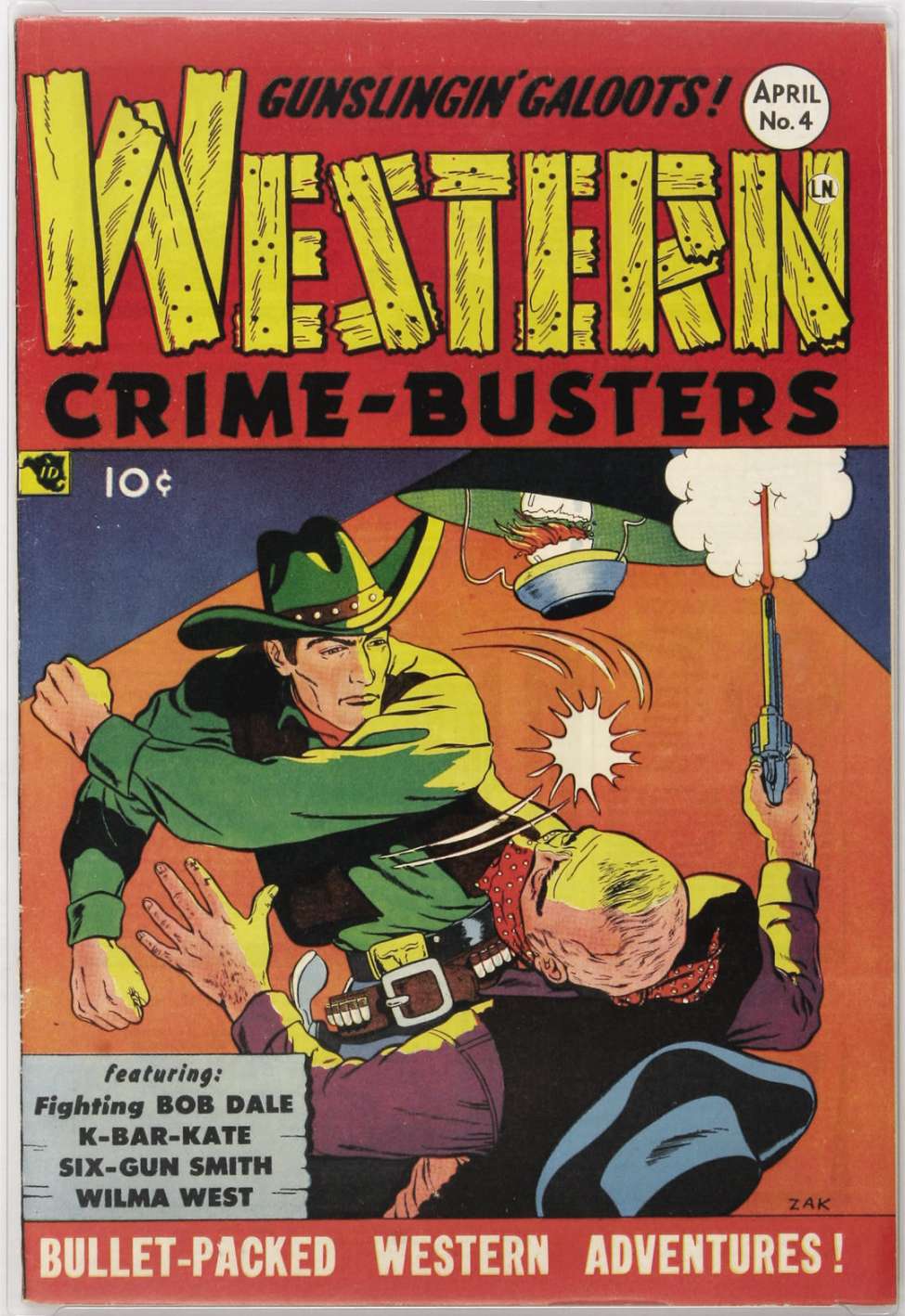 Comic Book Cover For Western Crime Busters 4 - Version 1