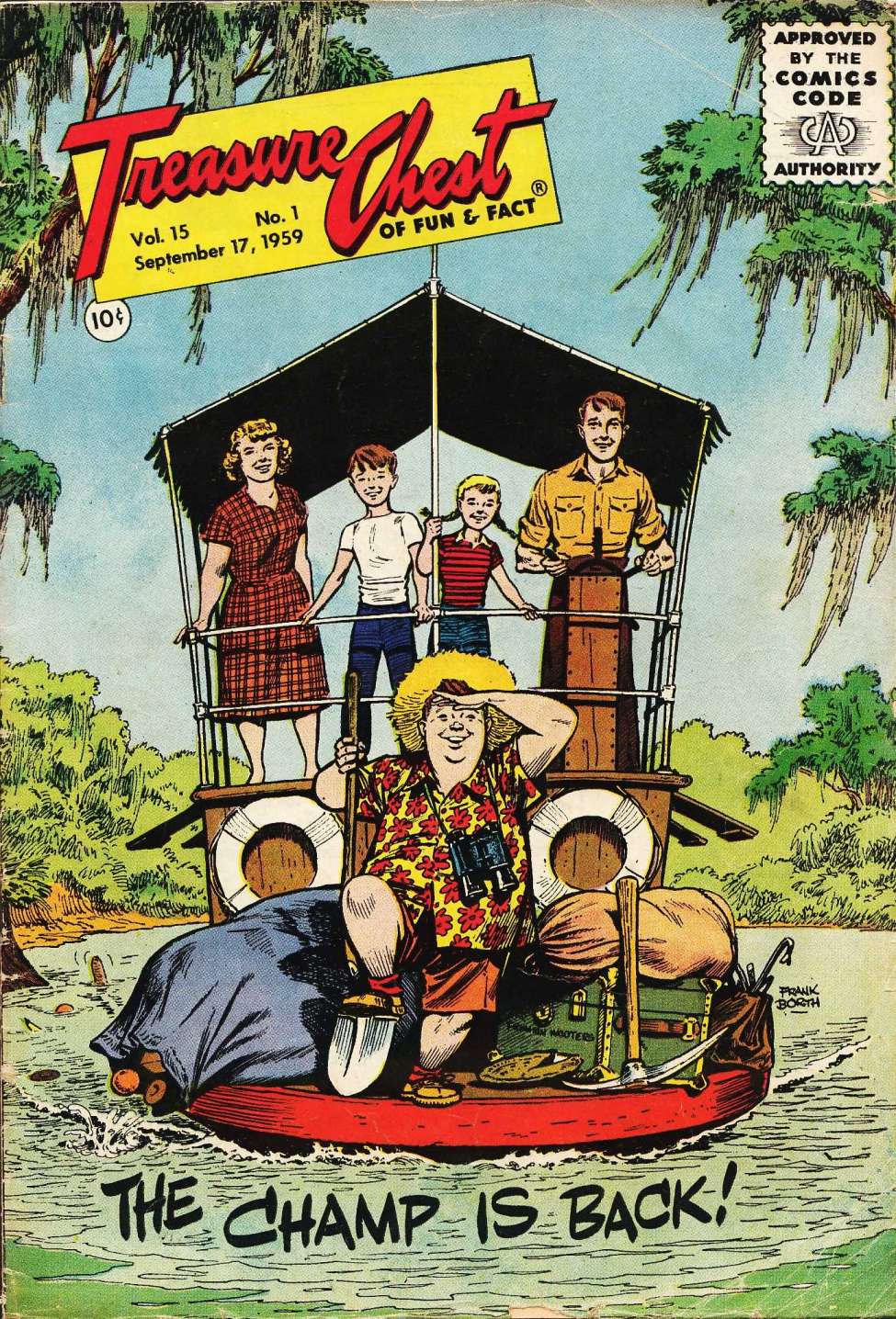 Comic Book Cover For Treasure Chest of Fun and Fact v15 1