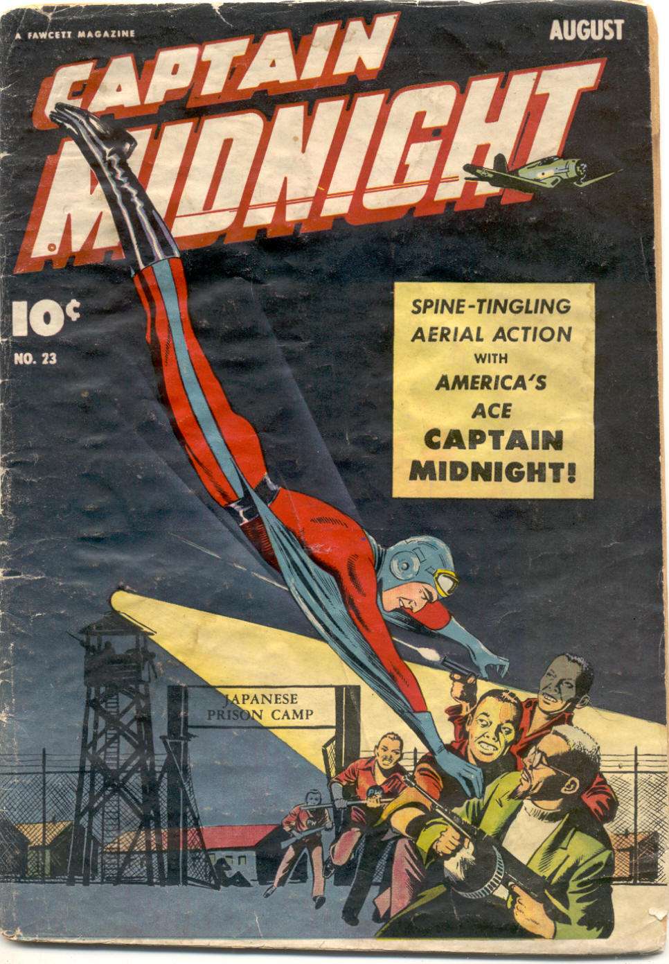 Comic Book Cover For Captain Midnight 23