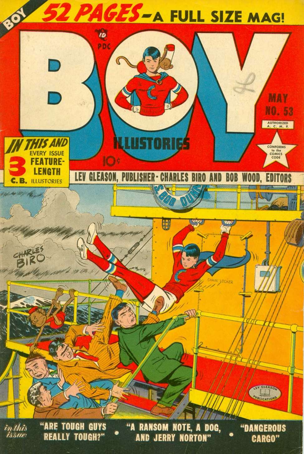 Comic Book Cover For Boy Comics 53