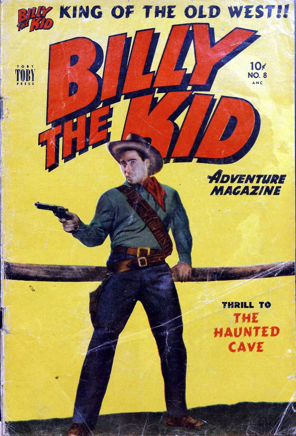 Comic Book Cover For Billy the Kid Adventure Magazine 8