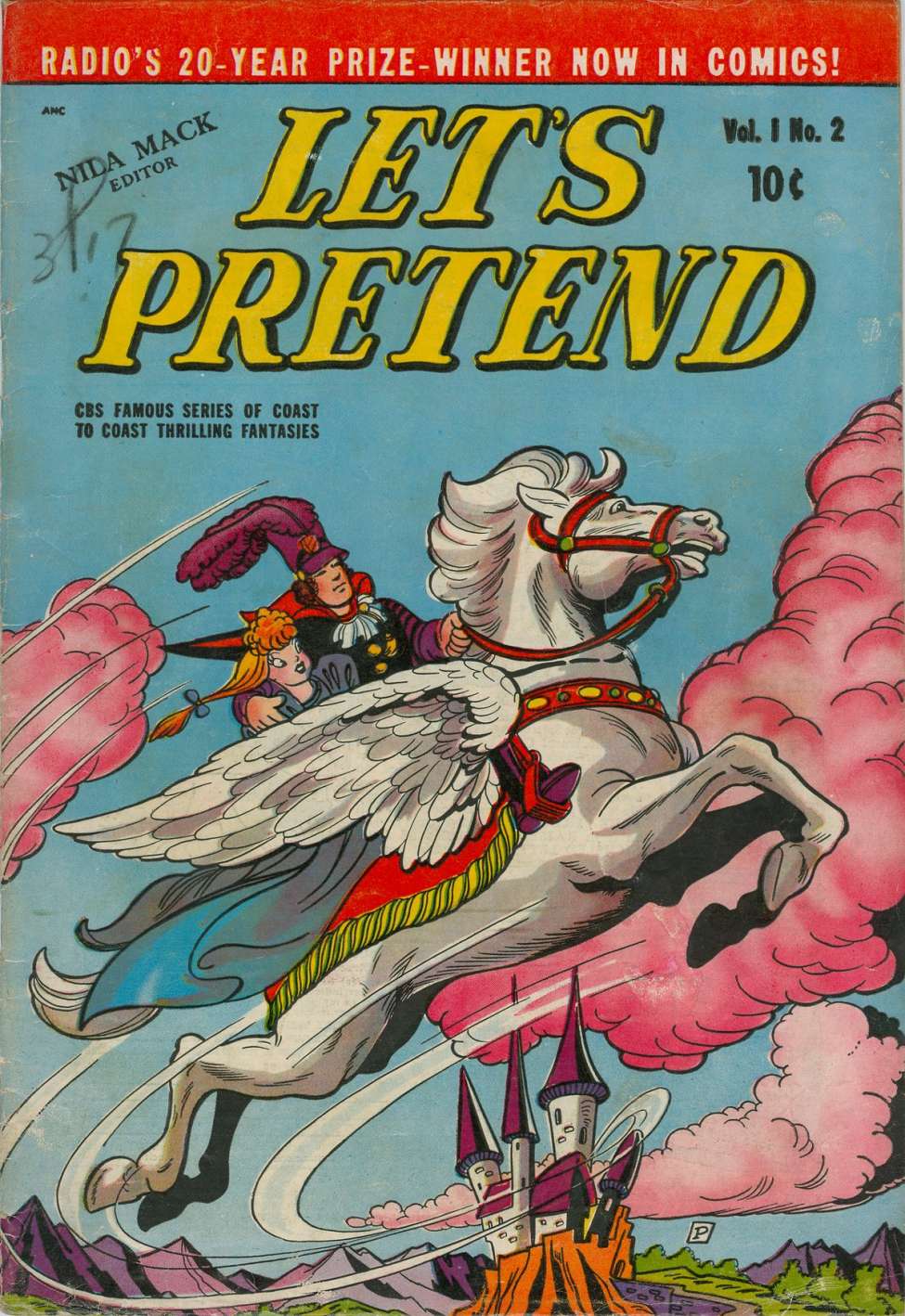 Comic Book Cover For Let's Pretend 2
