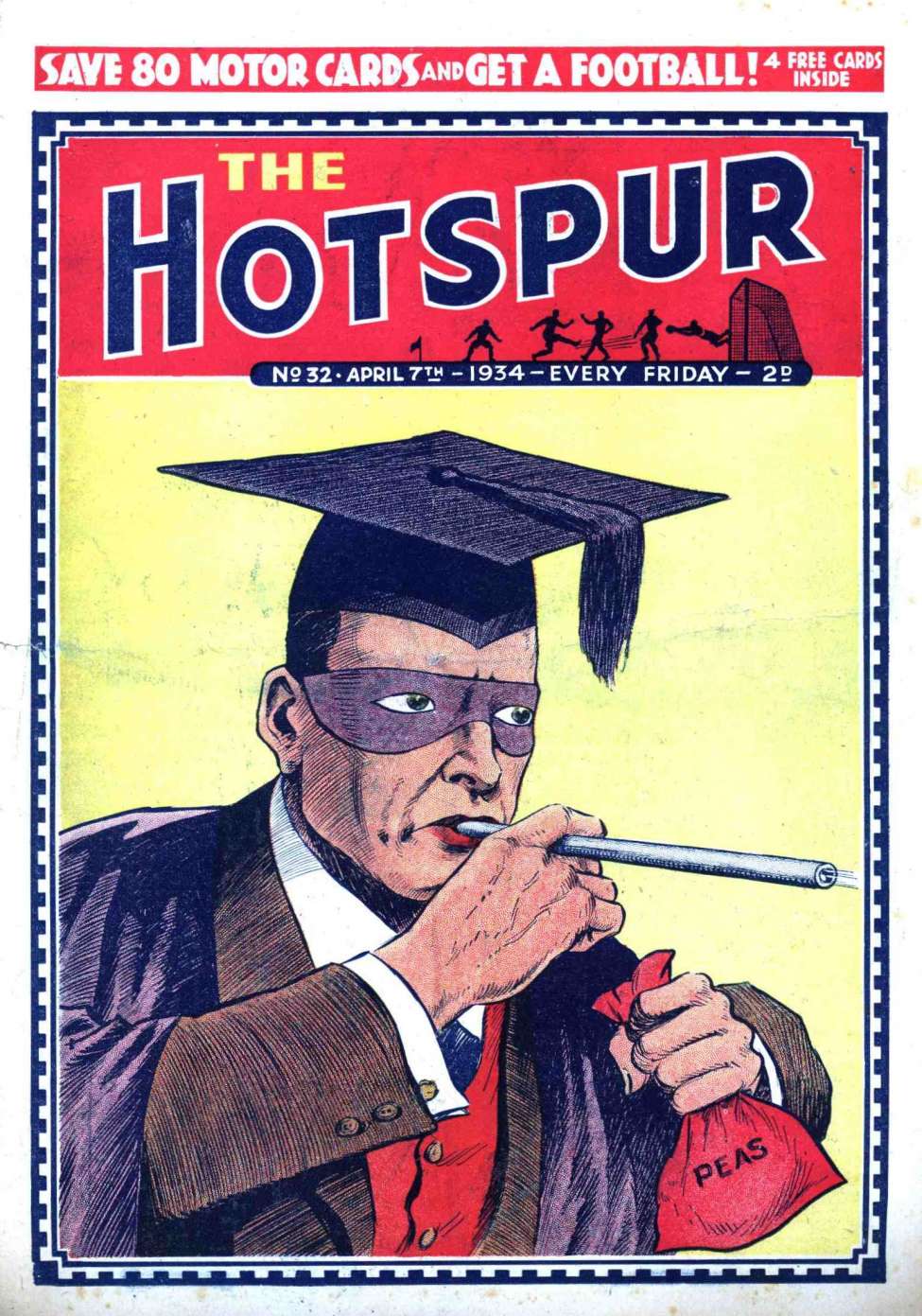 Comic Book Cover For The Hotspur 32