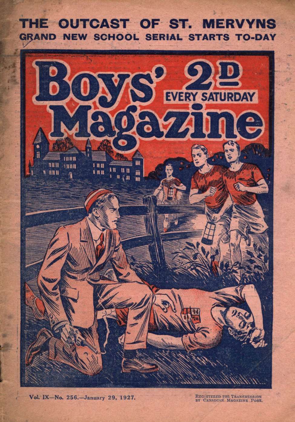 Book Cover For Boys' Magazine 256