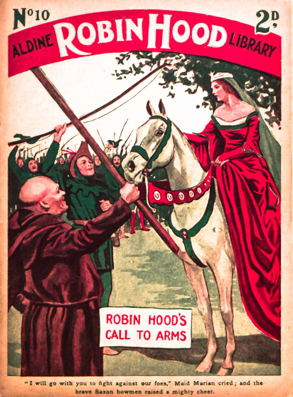 Book Cover For Aldine Robin Hood Library 10 - Robin Hood's Call To Arms