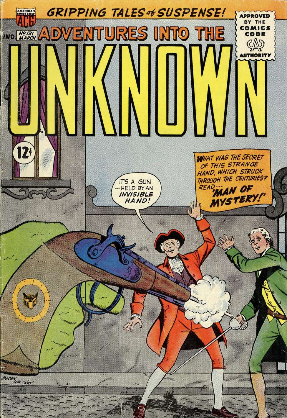 Comic Book Cover For Adventures into the Unknown 131