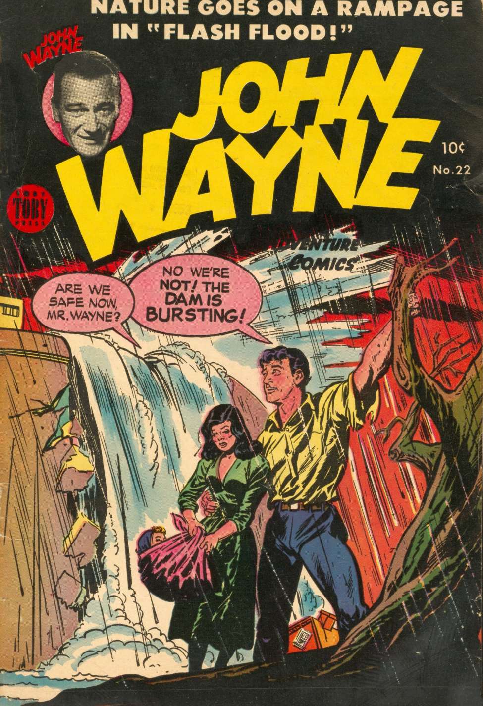 Book Cover For John Wayne Adventure Comics 22