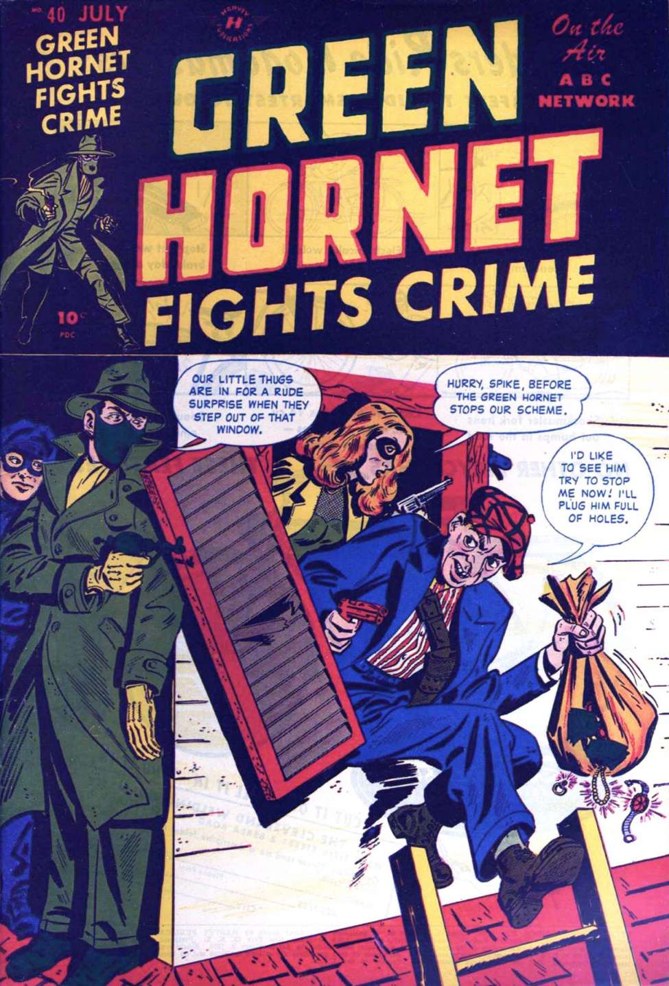 Comic Book Cover For Green Hornet Comics 40 - Version 2