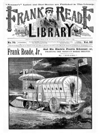 Large Thumbnail For v03 70 - Frank Reade, Jr., and His Electric Prairie Schooner