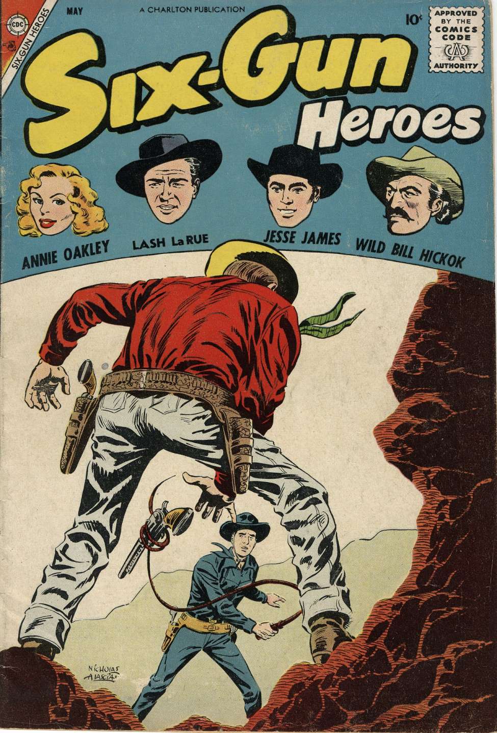 Comic Book Cover For Six-Gun Heroes 46