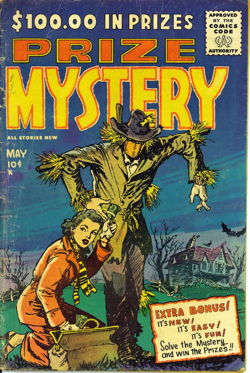 Comic Book Cover For Prize Mystery 1