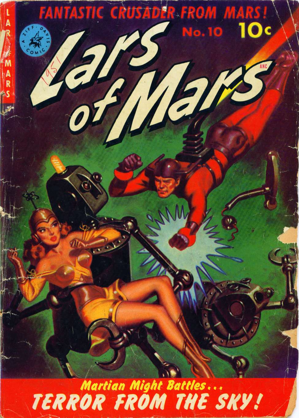 Comic Book Cover For Lars of Mars 10
