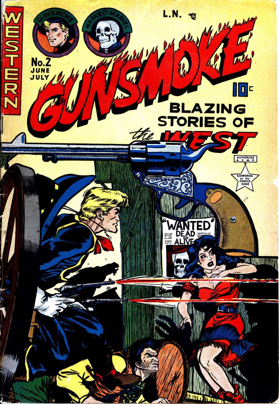 Comic Book Cover For Gunsmoke 2
