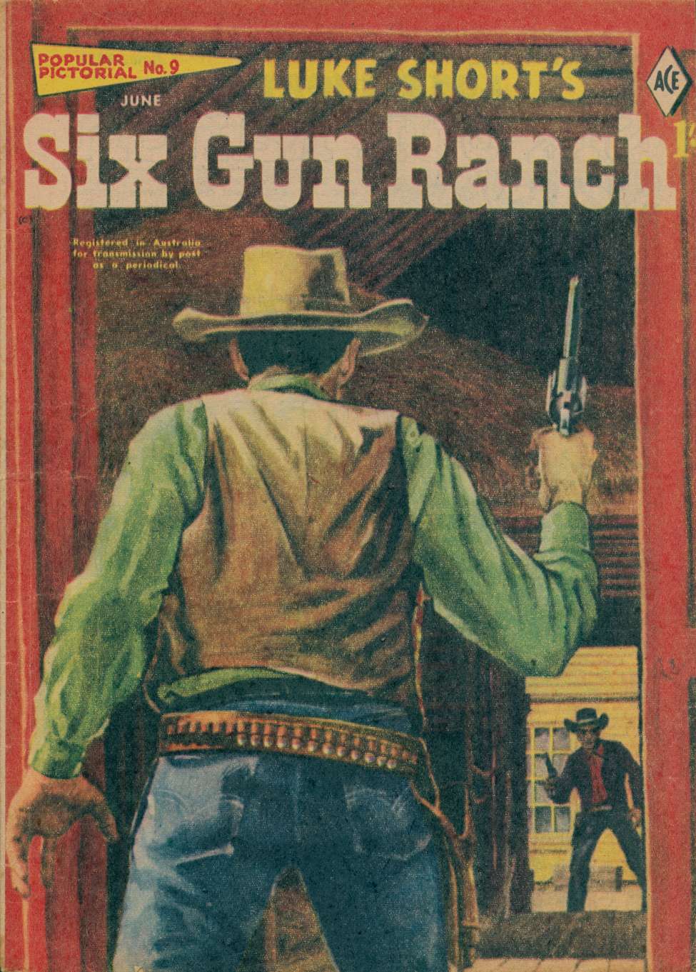 Book Cover For Popular Pictorial No.9 Luke Short's Six Gun Ranch