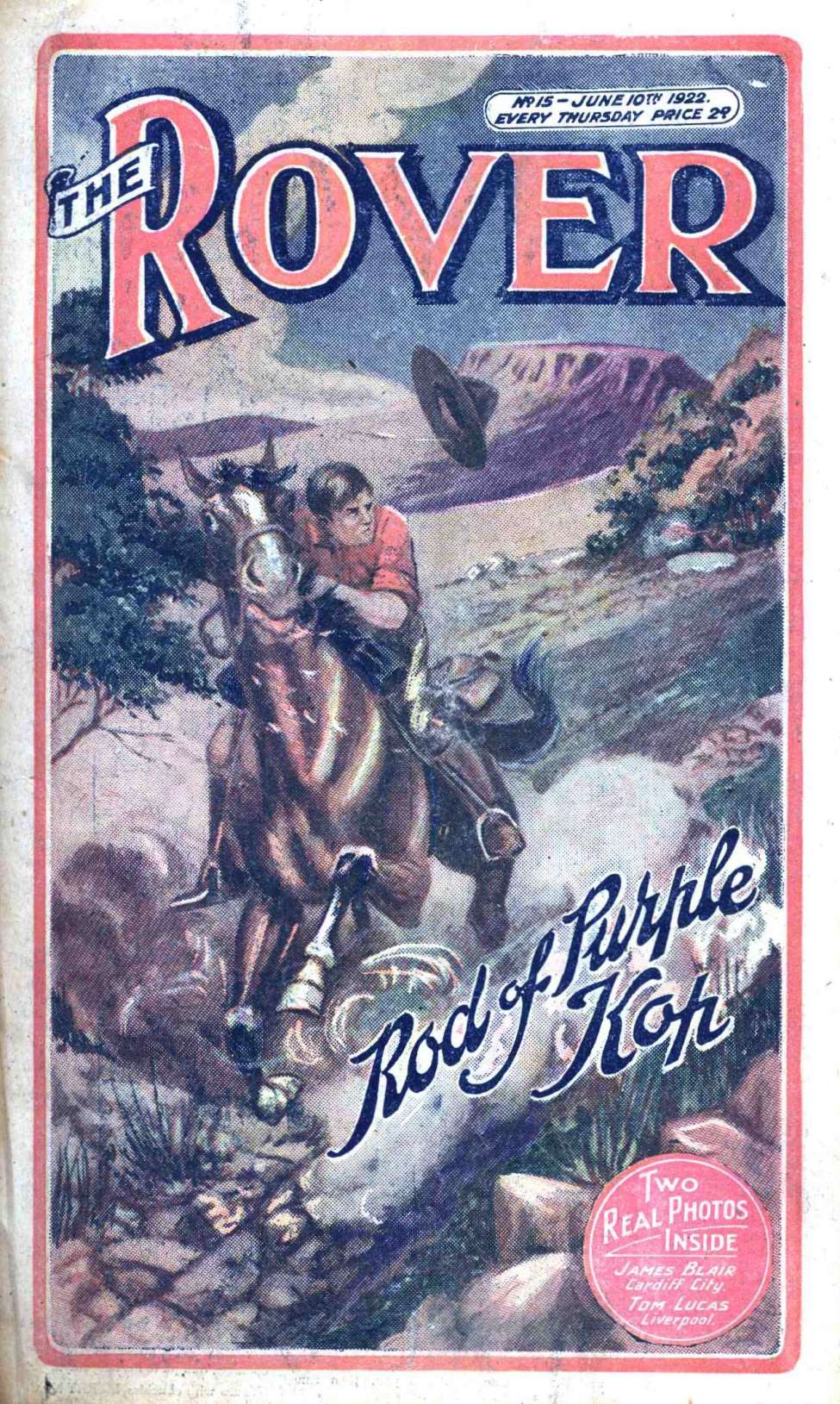 Comic Book Cover For The Rover 15