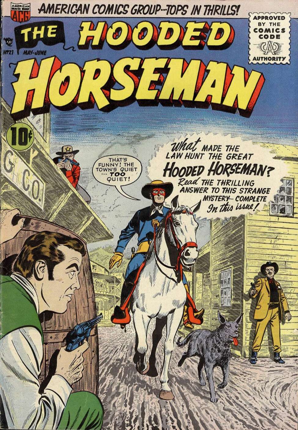 Comic Book Cover For The Hooded Horseman v2 21