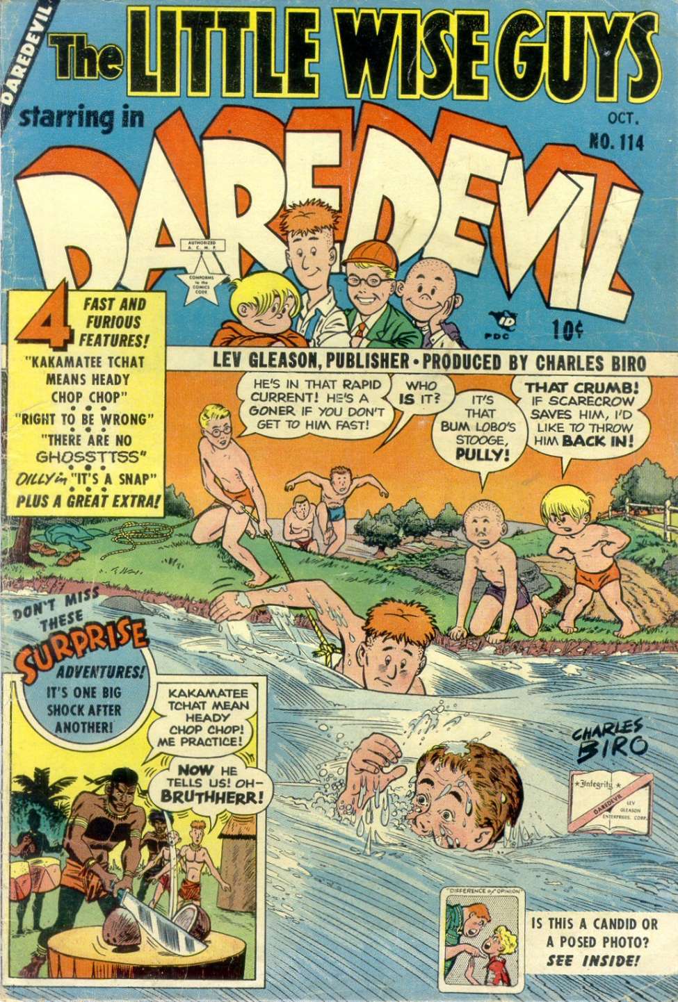 Comic Book Cover For Daredevil Comics 114