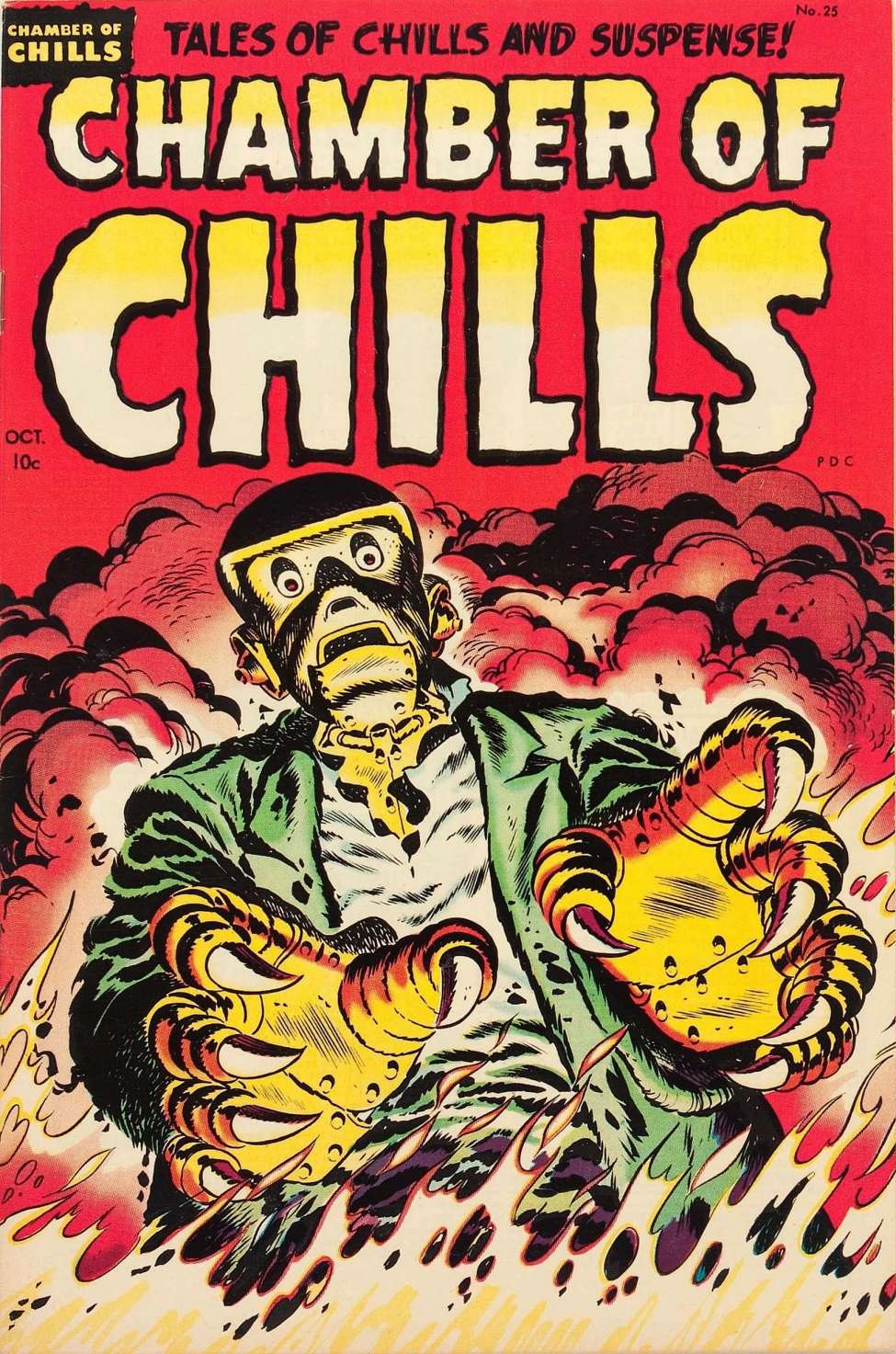 Comic Book Cover For Chamber of Chills 25
