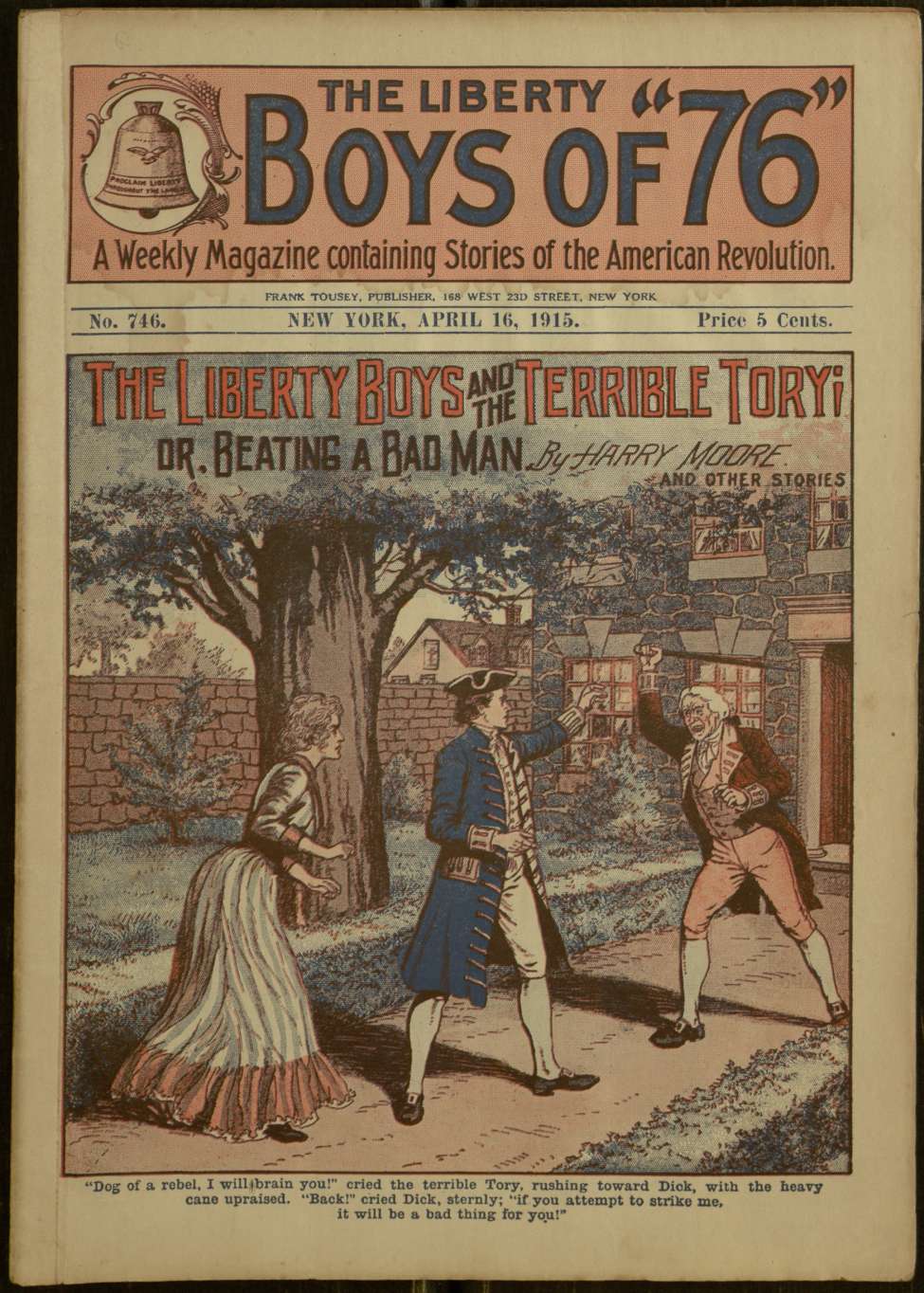 Book Cover For The Liberty Boys of 76 746 - The Liberty Boys and the Terrible Tory