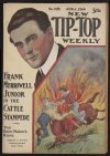 Cover For New Tip Top Weekly 105 - Frank Merriwell Jr. in the Cattle Stampede