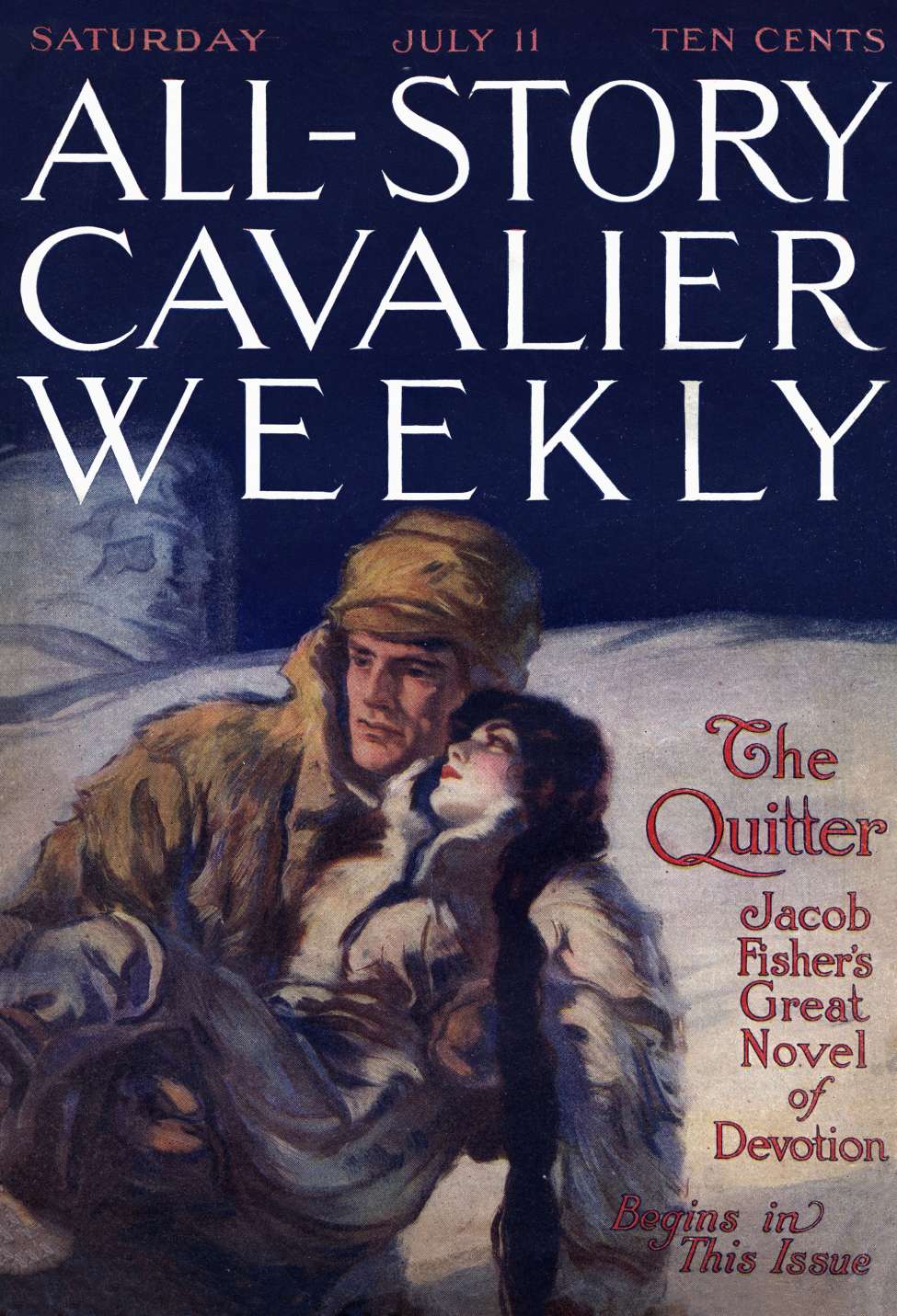 Comic Book Cover For All-Story Weekly v34 1
