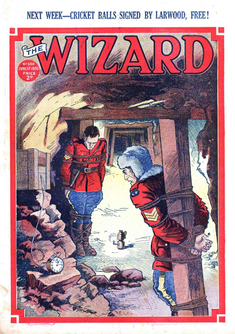 Comic Book Cover For The Wizard 550