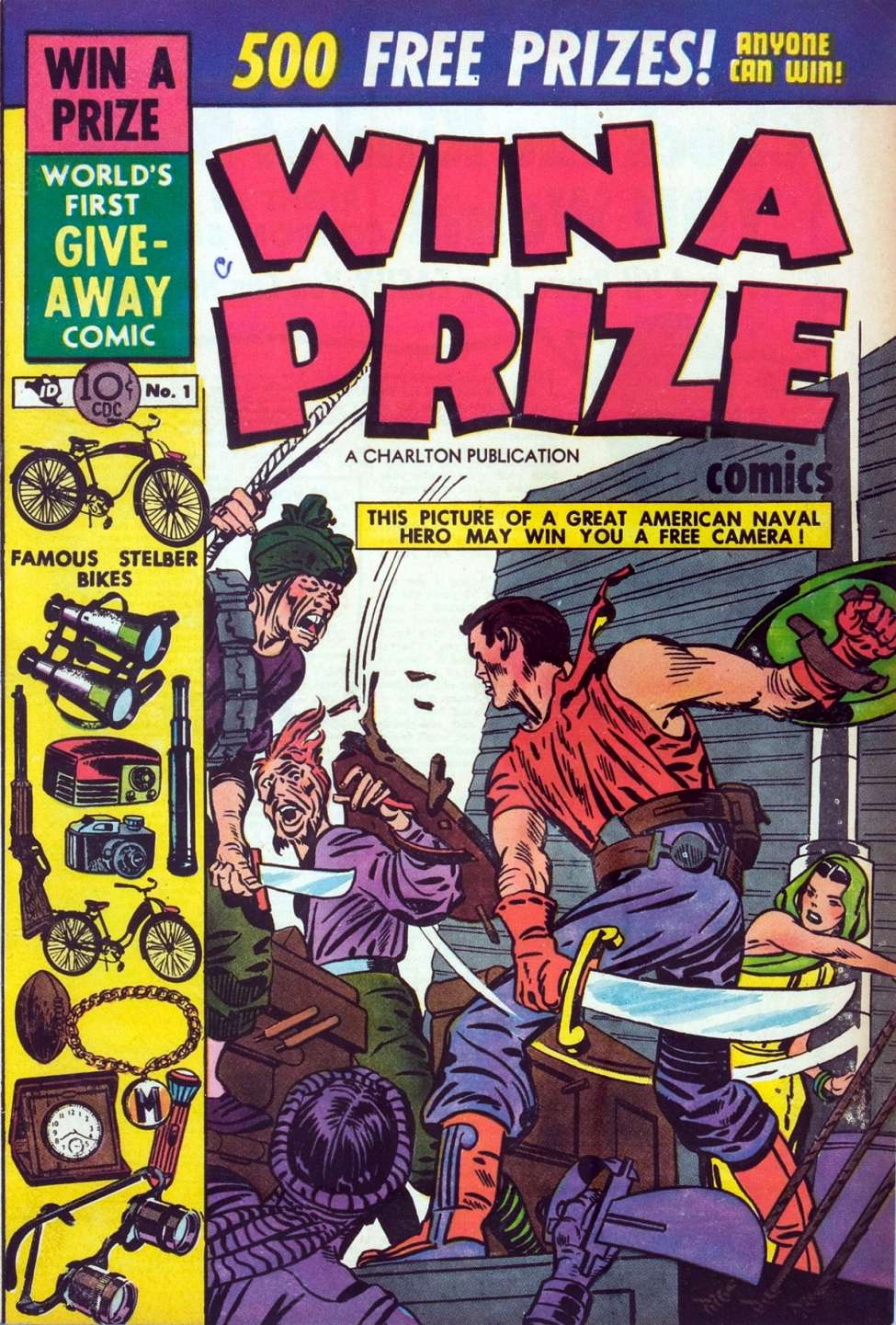 Comic Book Cover For Win a Prize 1