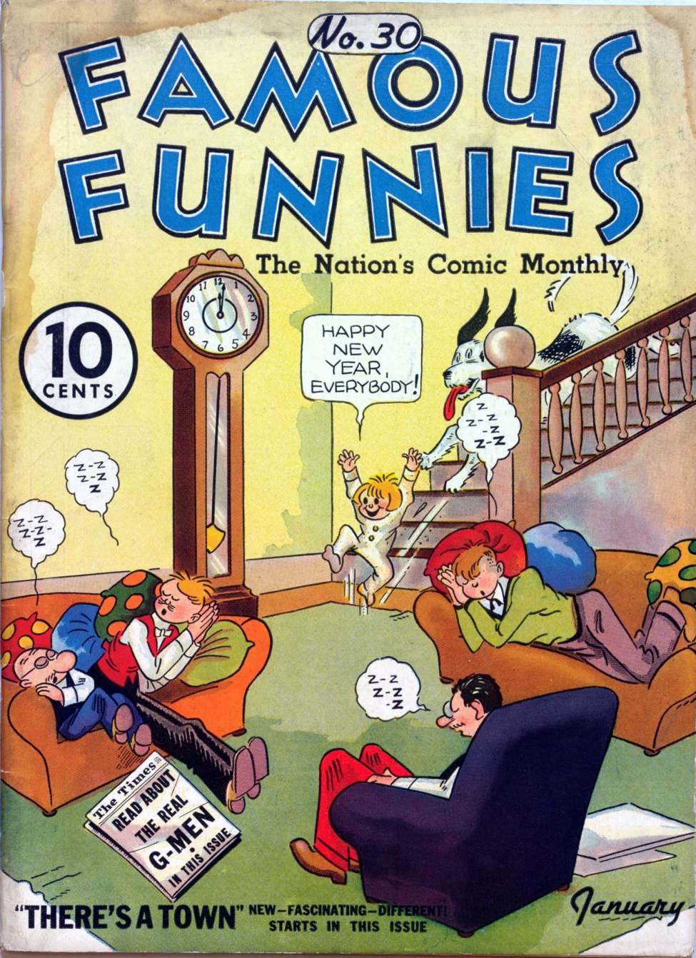 Book Cover For Famous Funnies 30