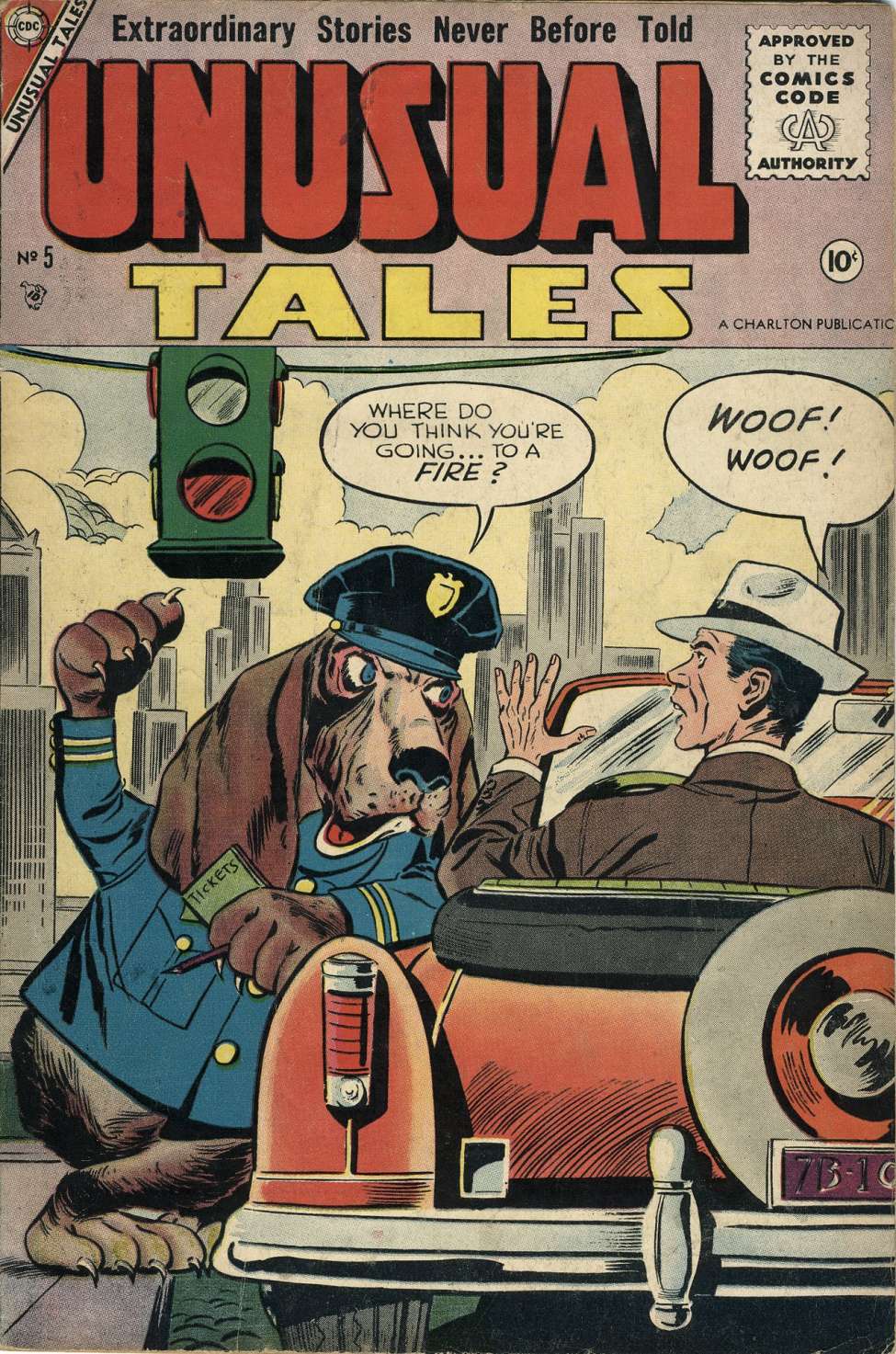 Comic Book Cover For Unusual Tales 5