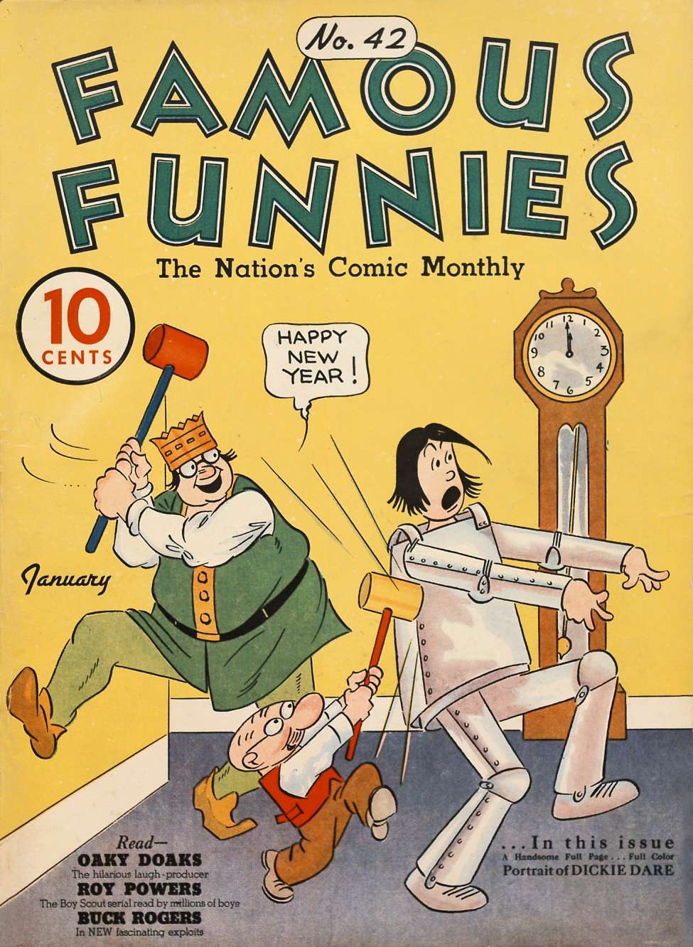 Book Cover For Famous Funnies 42 (alt) - Version 2