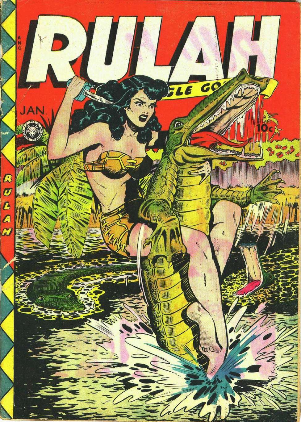 Comic Book Cover For Rulah Jungle Goddess 22