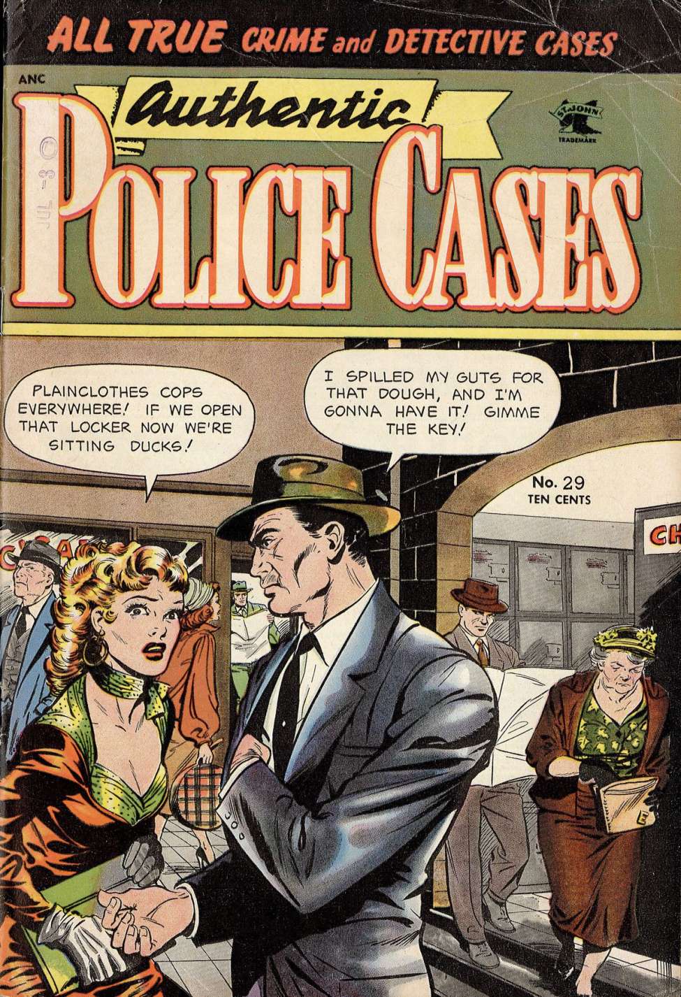 Book Cover For Authentic Police Cases 29