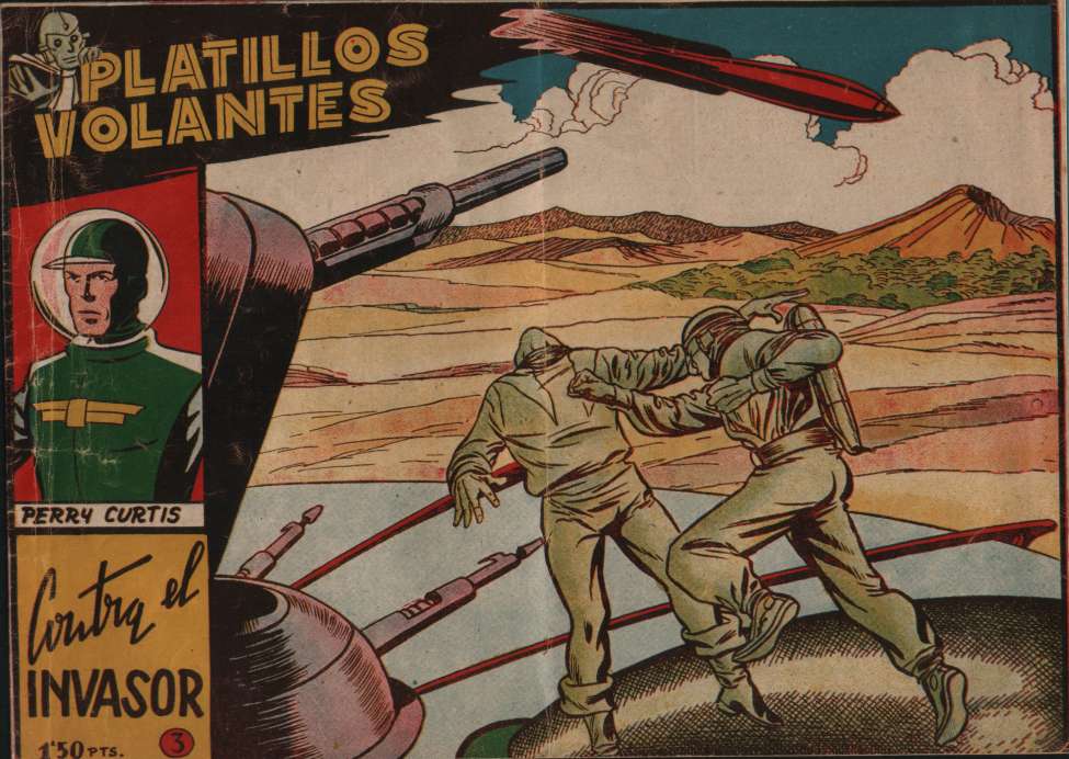 Comic Book Cover For Platillos Volantes 3 - Contra El Invasor