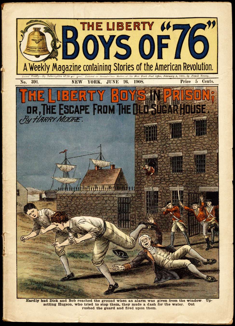 Book Cover For The Liberty Boys of 76 391 - The Liberty Boys in Prison