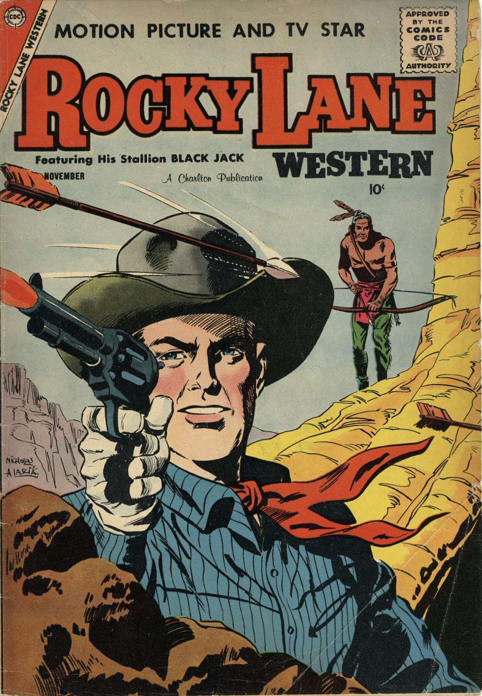 Book Cover For Rocky Lane Western 82