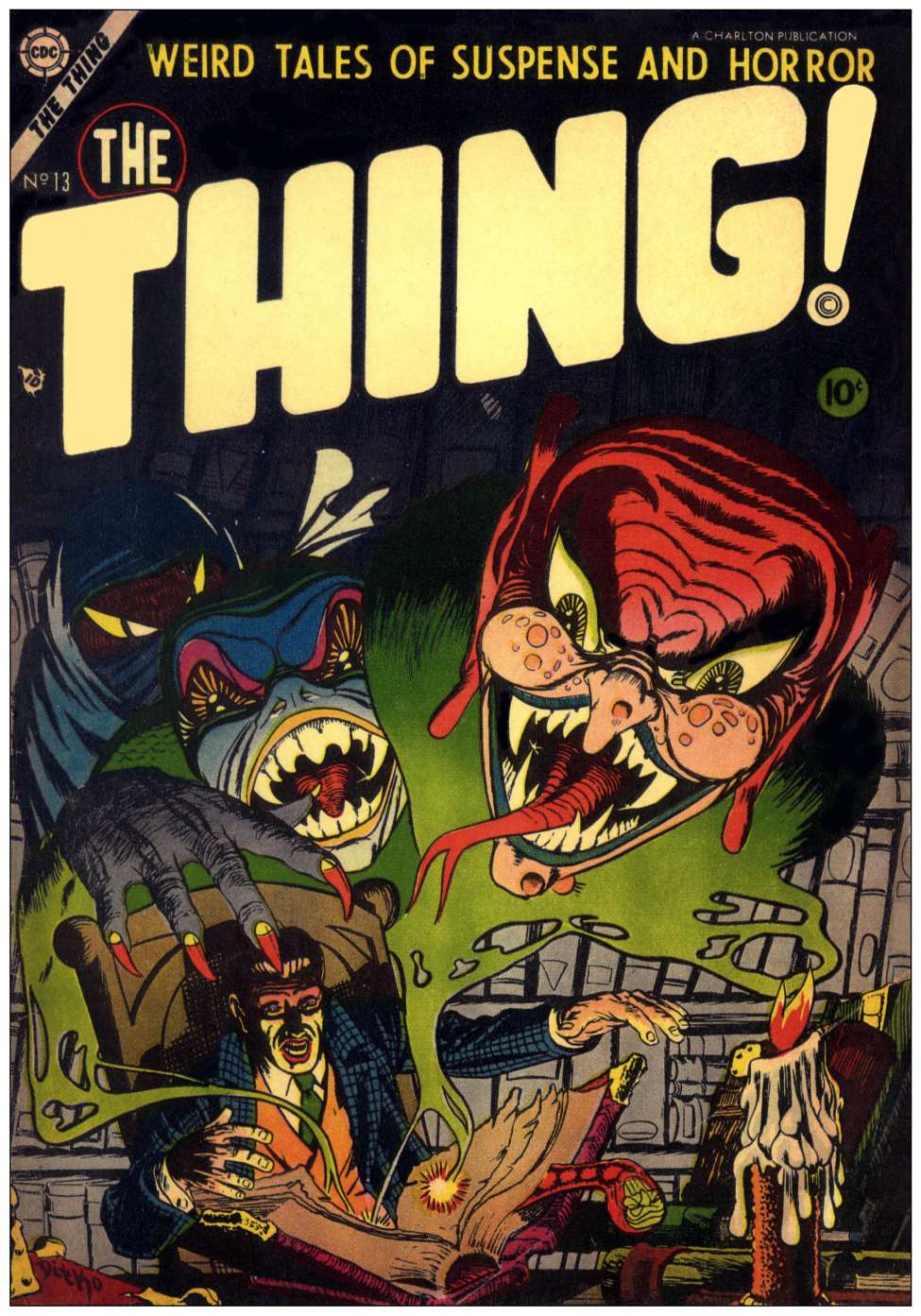 Comic Book Cover For The Thing 13 - Version 1