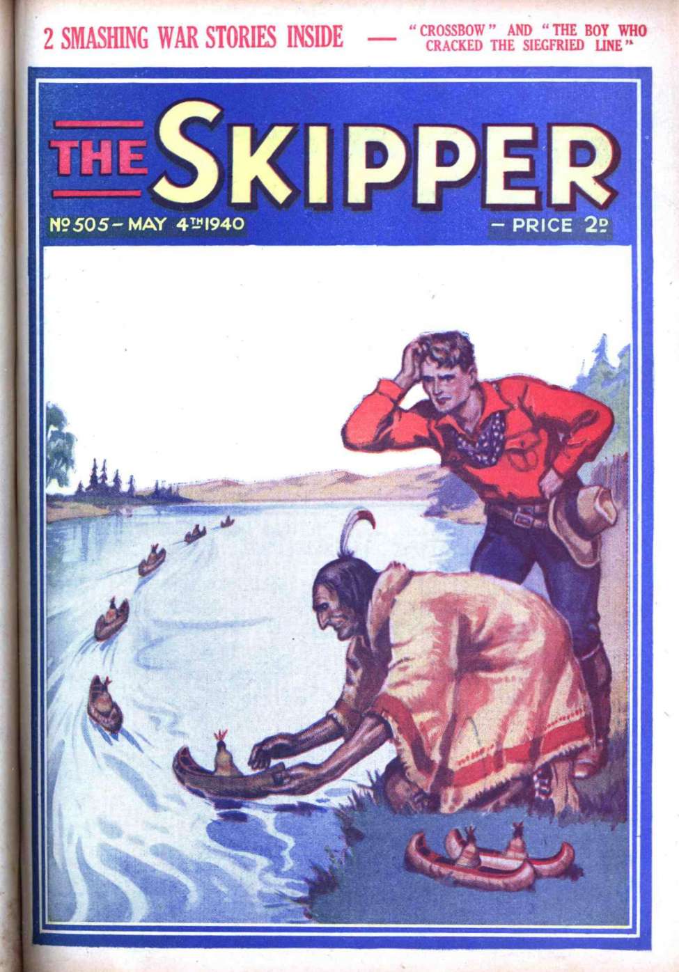 Comic Book Cover For The Skipper 505
