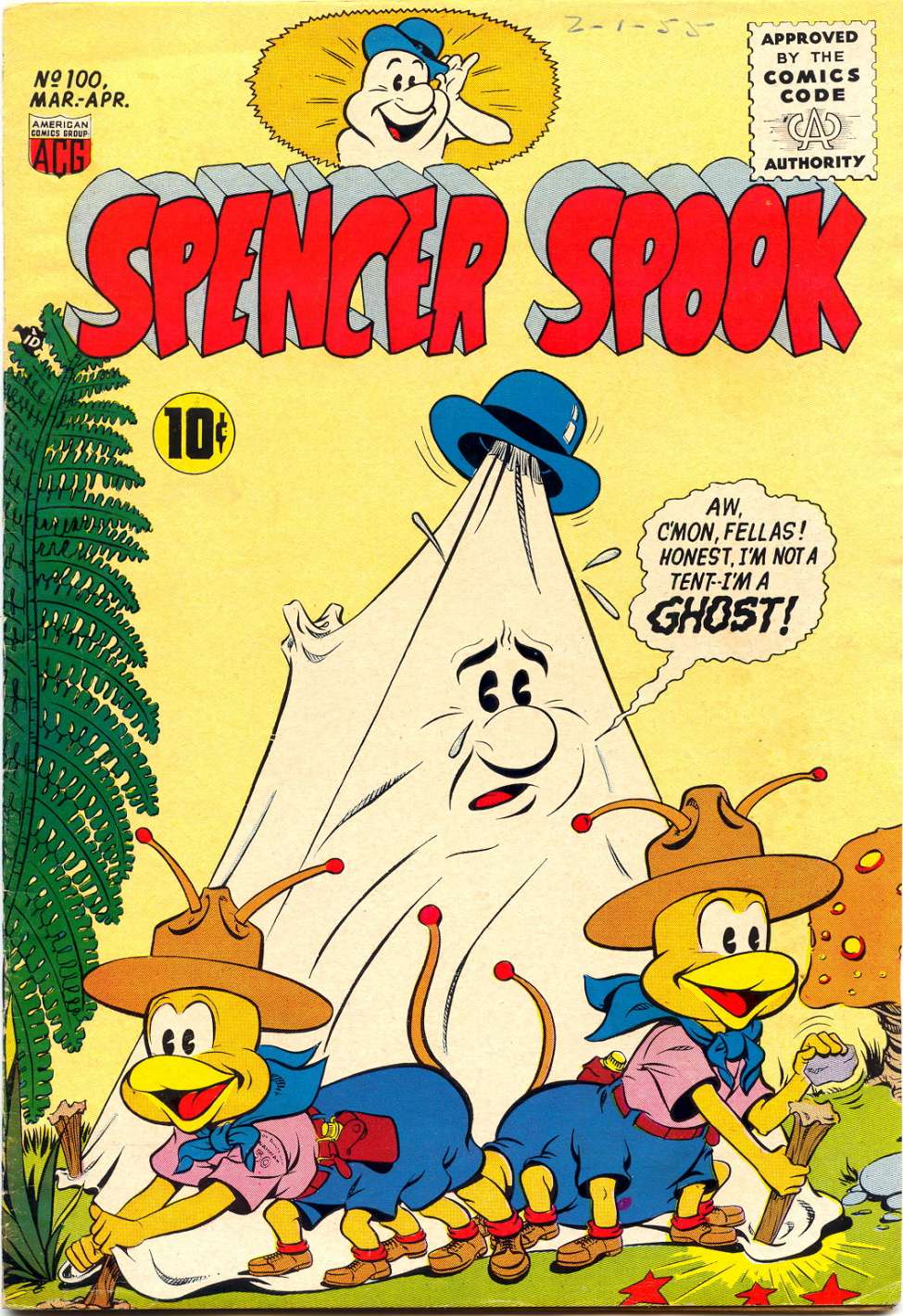 Comic Book Cover For Spencer Spook 100