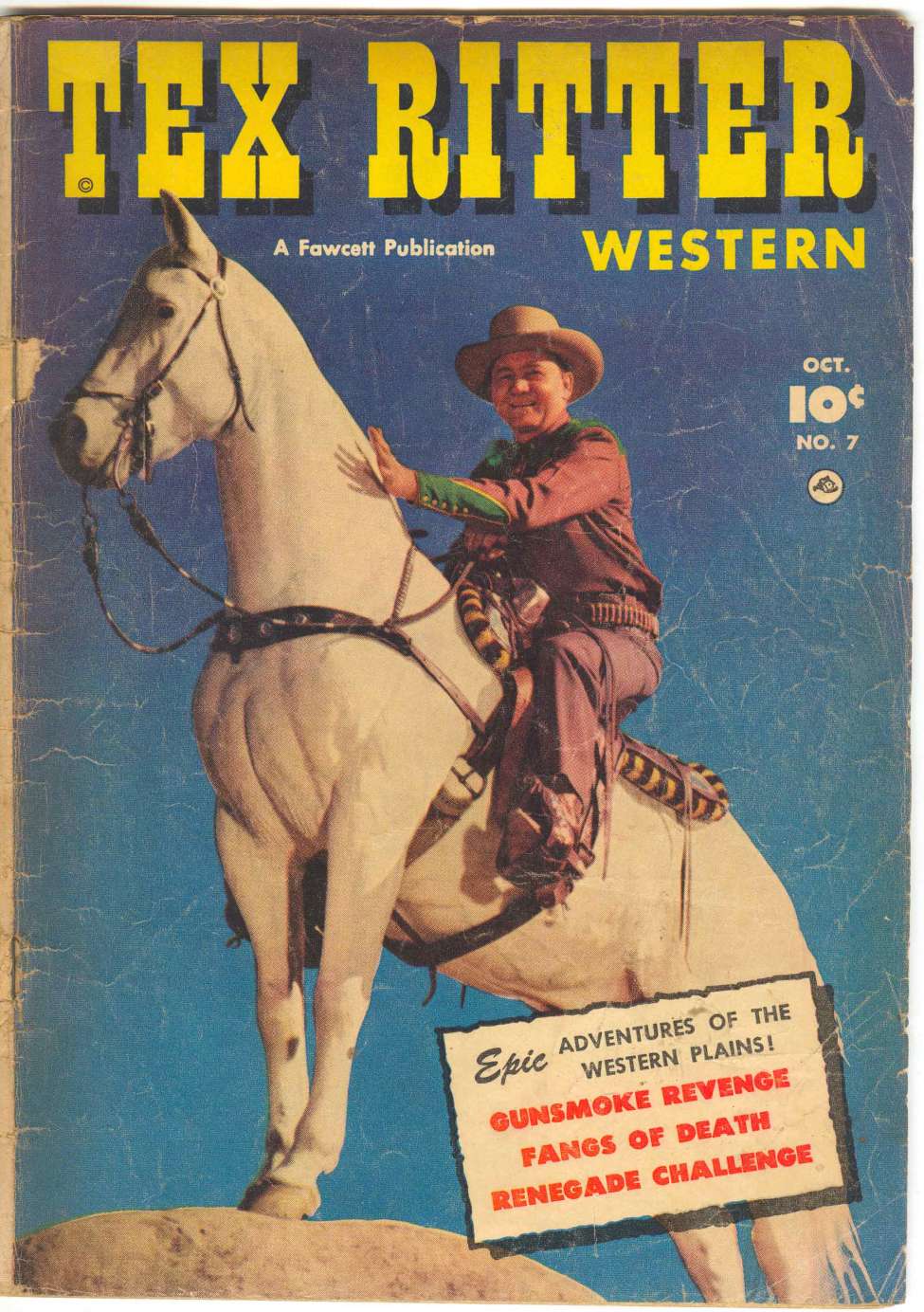 Comic Book Cover For Tex Ritter Western 7