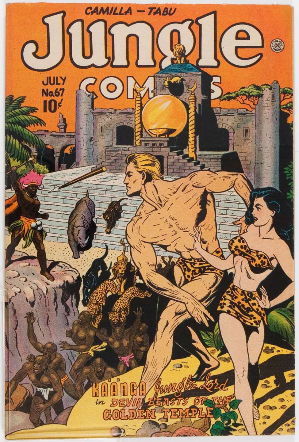 Book Cover For Jungle Comics 67