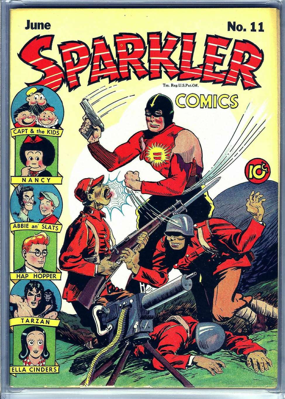 Comic Book Cover For Sparkler Comics 11