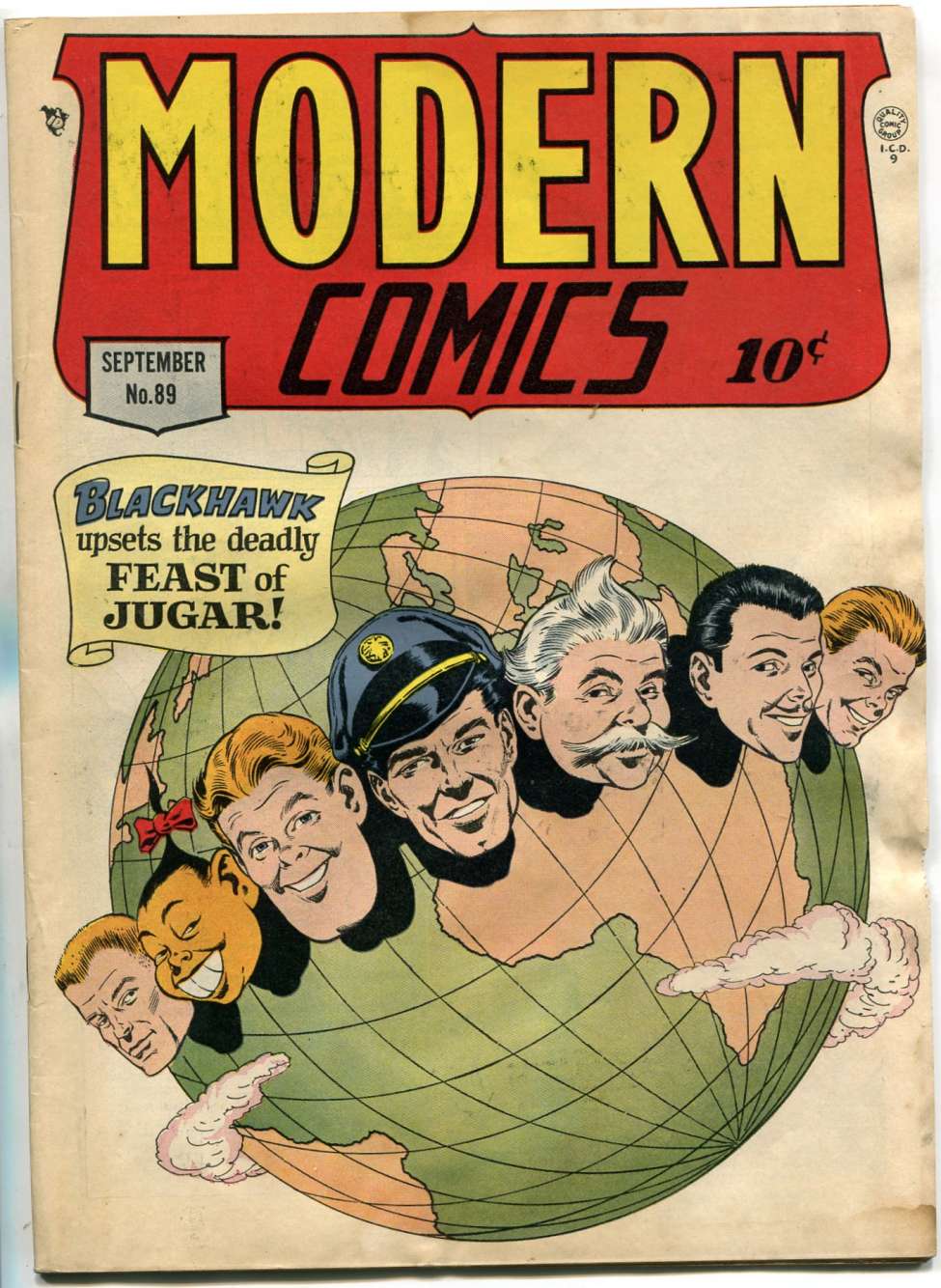 Comic Book Cover For Modern Comics 89