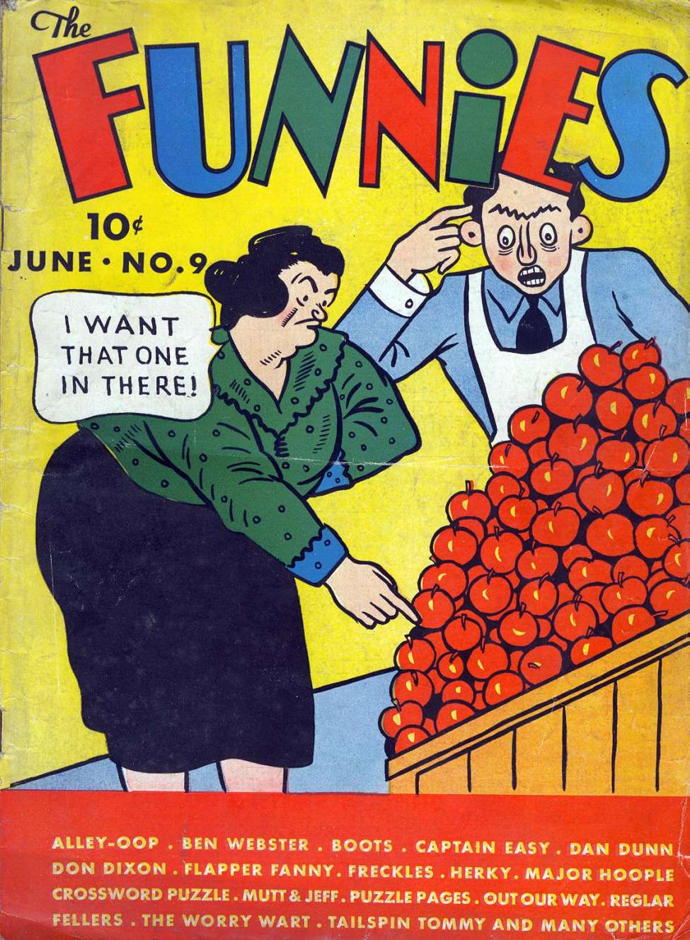 Book Cover For The Funnies 9