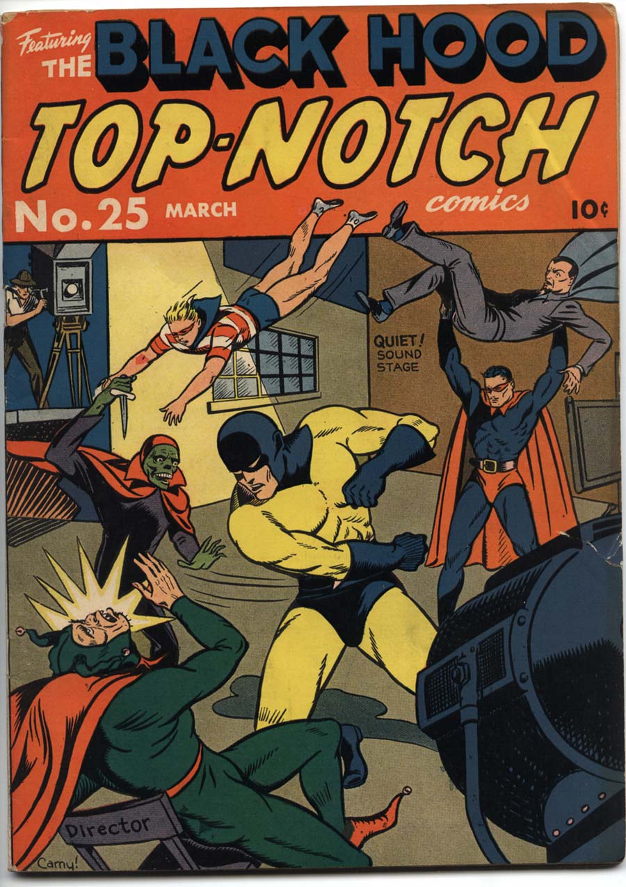 Book Cover For Top Notch Comics 25