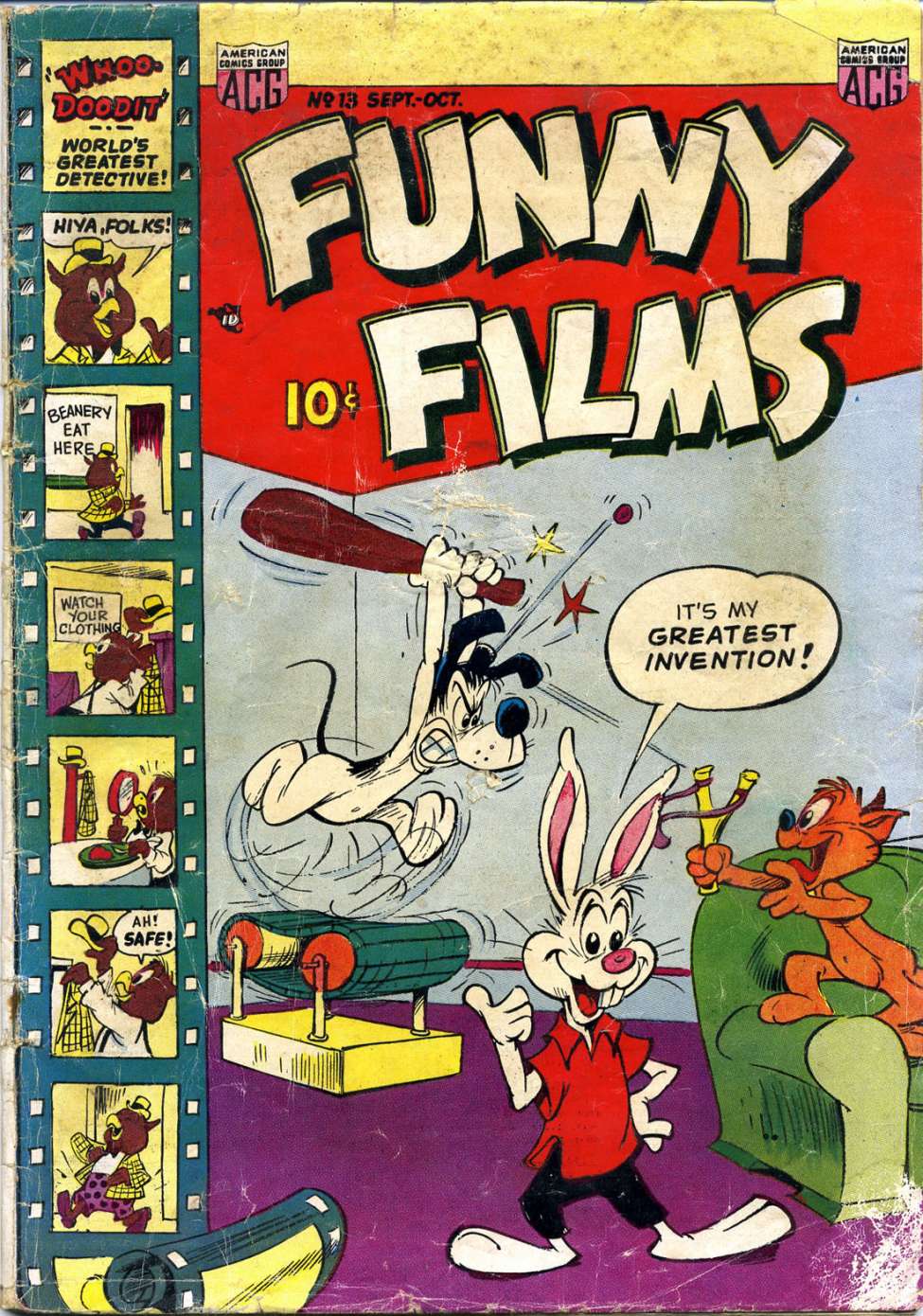 Comic Book Cover For Funny Films 13