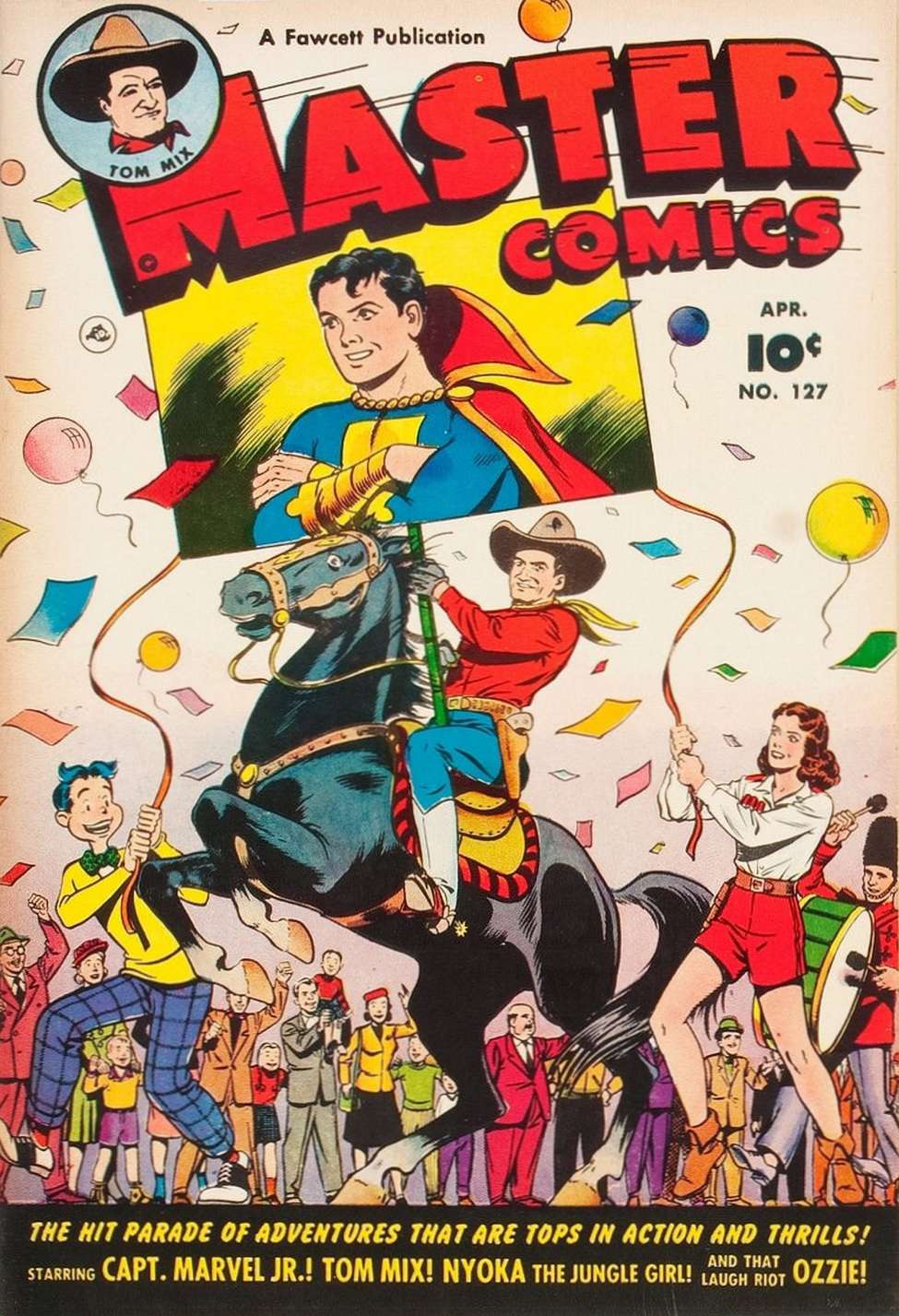 Comic Book Cover For Master Comics 127