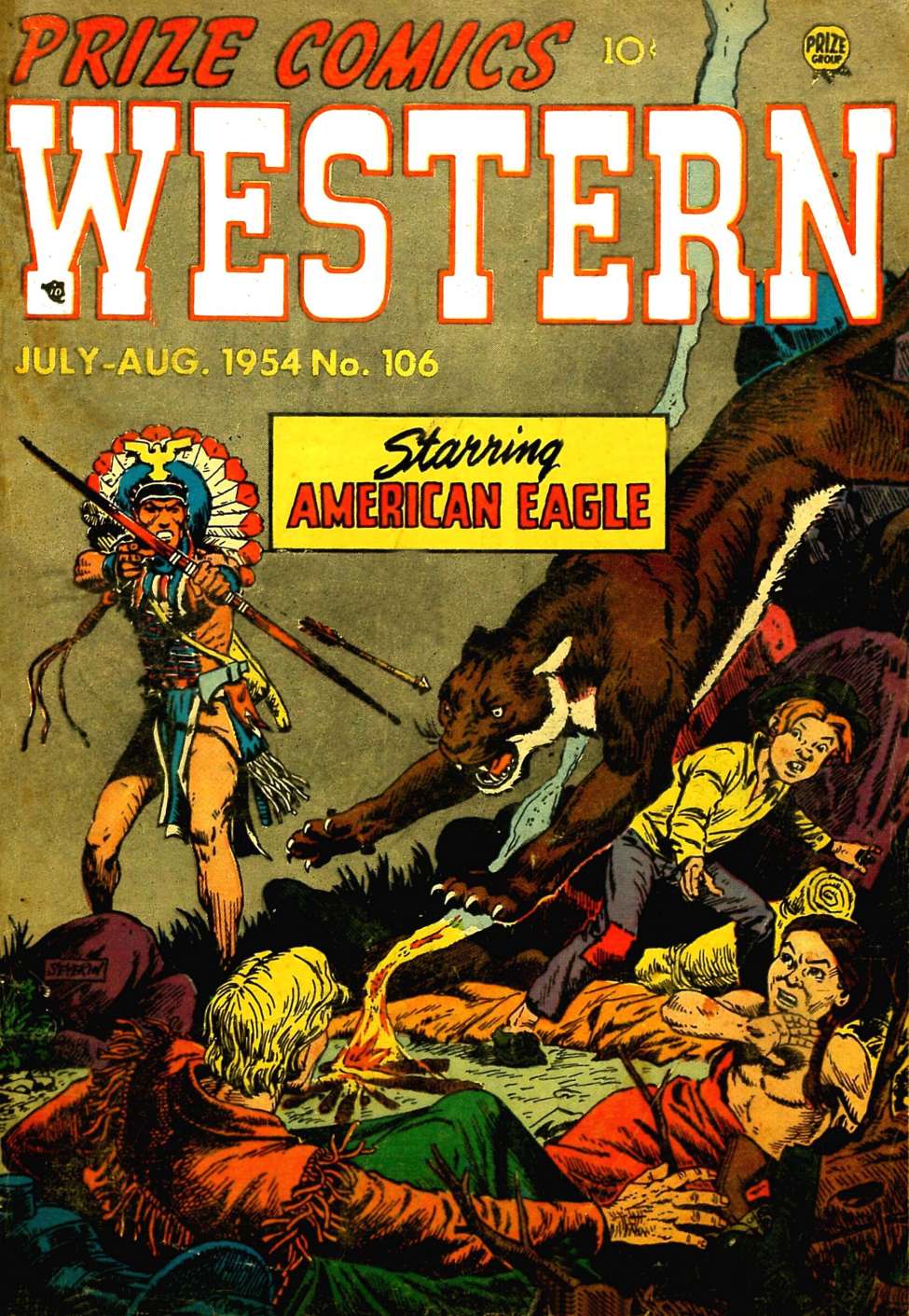 Book Cover For Prize Comics Western 106