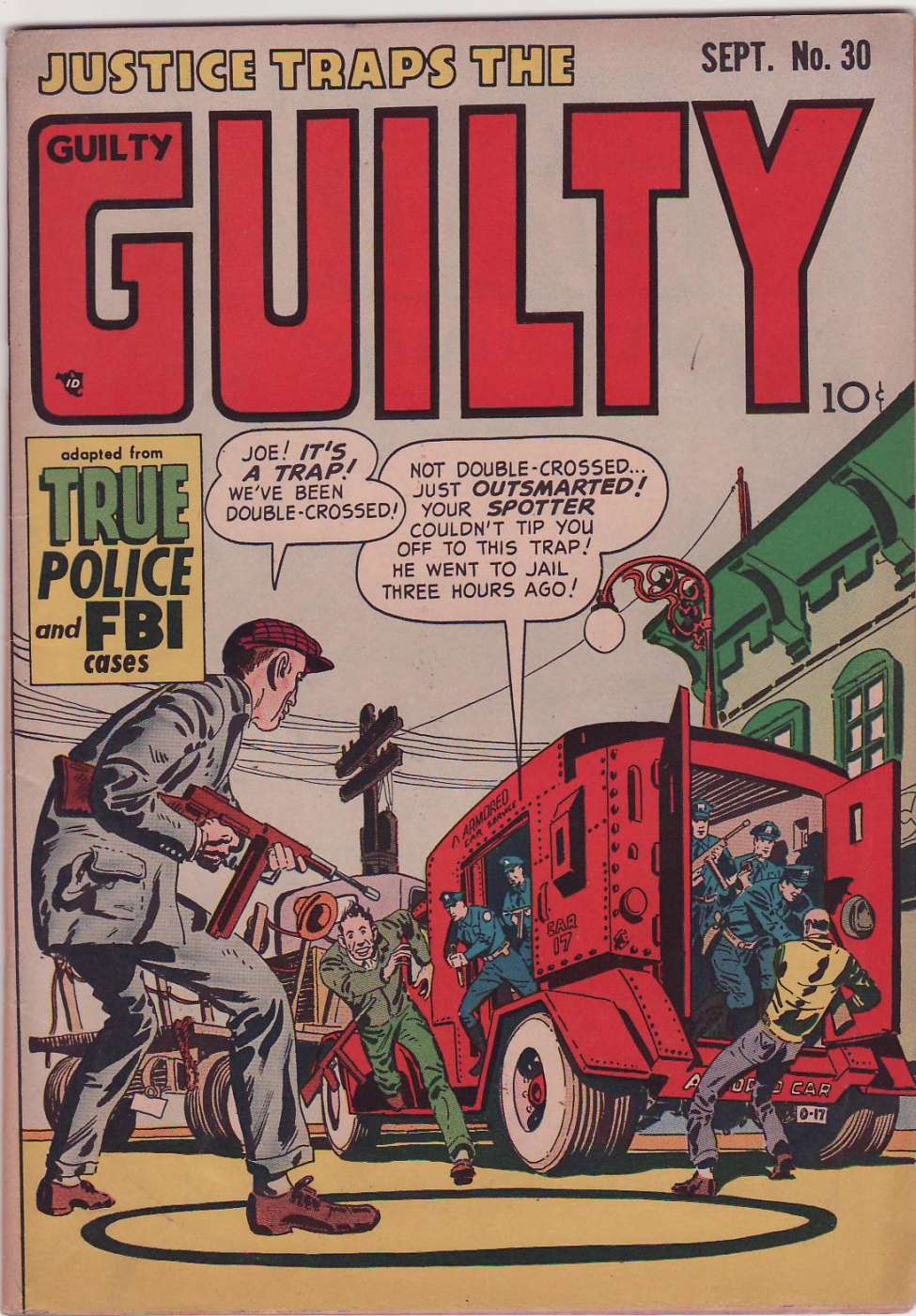 Comic Book Cover For Justice Traps the Guilty 30