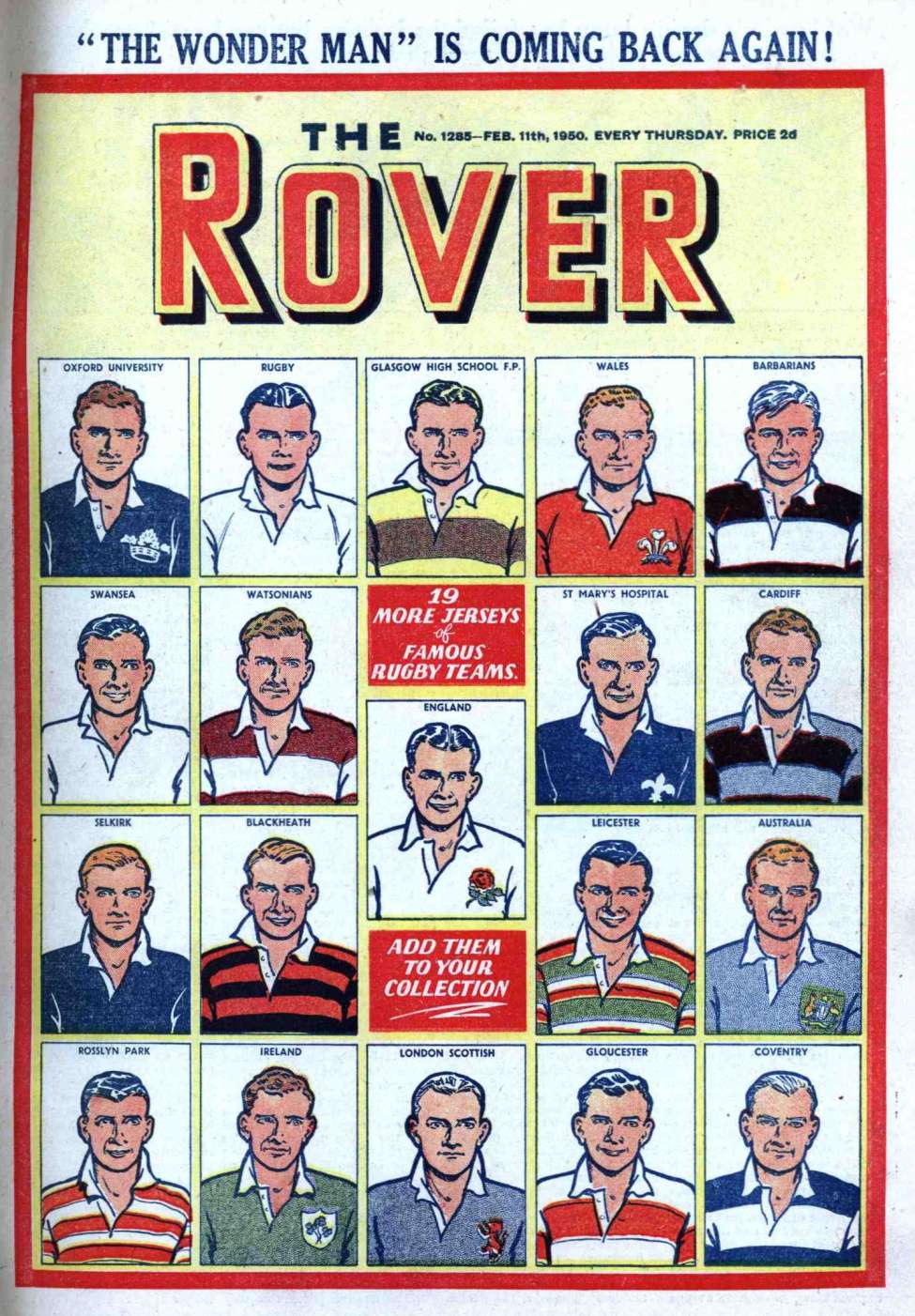 Book Cover For The Rover 1285