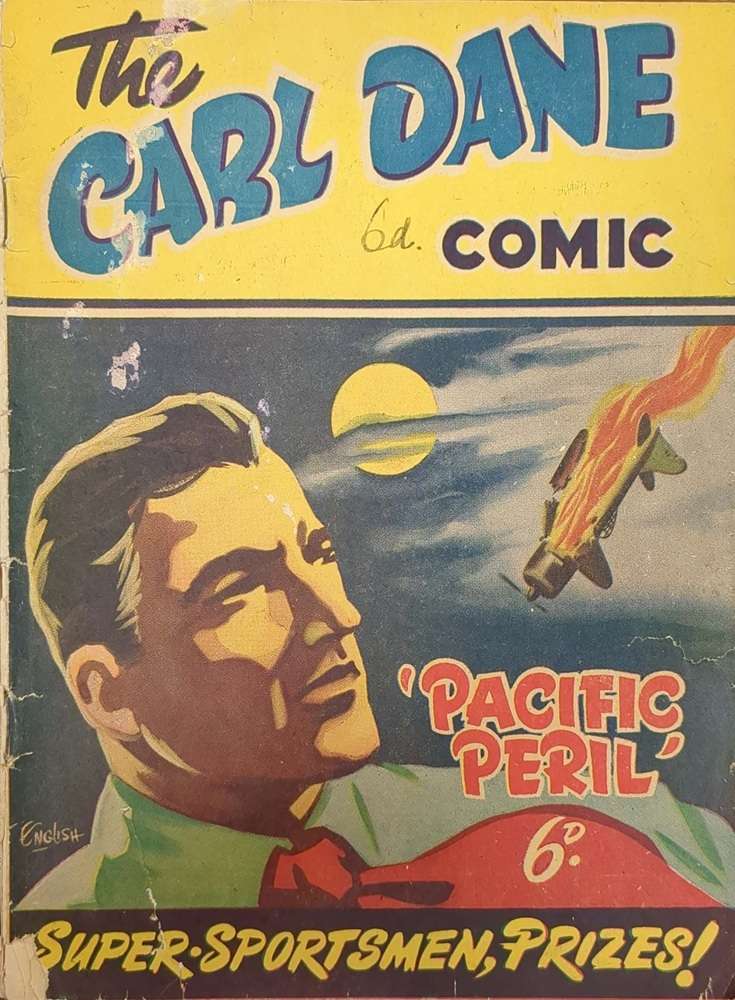 Book Cover For The Carl Dane Comic - Pacific Peril
